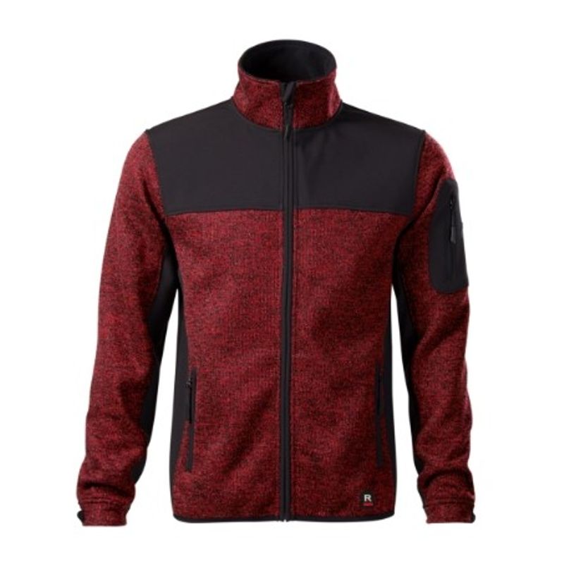 Fashion, accesorii si bijuterii - Barbati - Imbracaminte - Jachete si geci barbati - Jacheta softshell pentru barbati, Casual 550, Malfini 3XL knit marlboro red - Infinity.ro