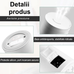 Electronice si Electrocasnice - Electrocasnice bucatarie - Preparare bauturi - Fierbatoare de apa - Fierbator Electric Portabil, Tip Termos, 450 ml, 4 Temperaturi Presetate, Interior Otel Inoxidabil, Alb - Infinity.ro