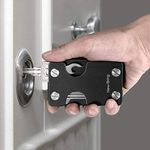 Fashion, accesorii si bijuterii - Barbati - Accesorii barbati - Portofele barbati - Portofel metalic minimalist pentru chei, carduri si bancnote, protectie RFID, negru - Infinity.ro