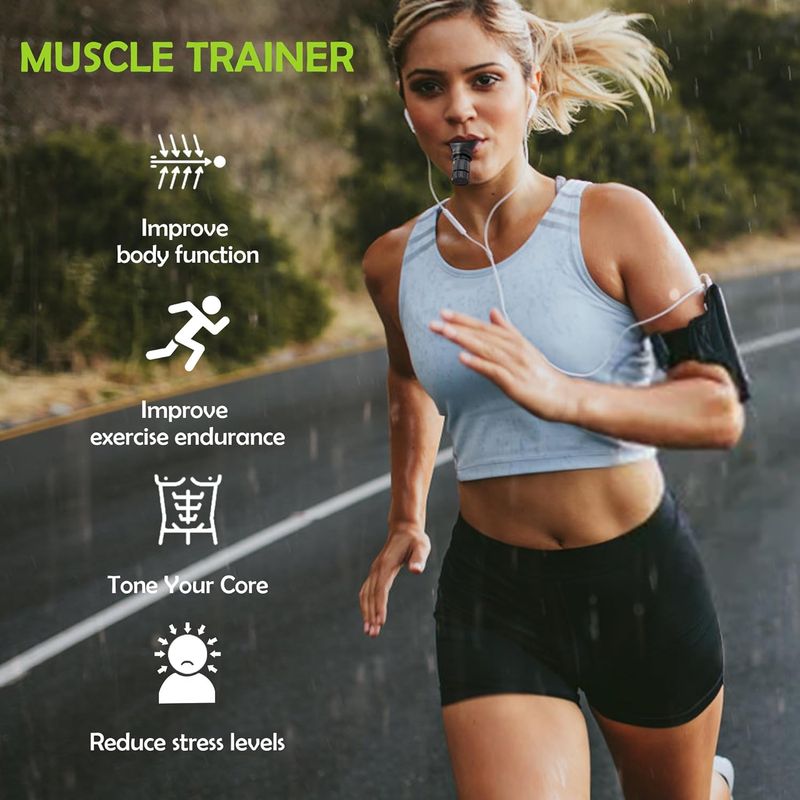 Ingrijire personala si Cosmetice - Sanatate si wellness - Aparate medicale - Dispozitive si accesorii medicale uz casnic - Dispozitiv Portabil pentru Antrenarea Respiratiei, Creste Capacitatea Pulmonara, Reduce Stresul, Rezistenta Ajustabila - Infinity.ro