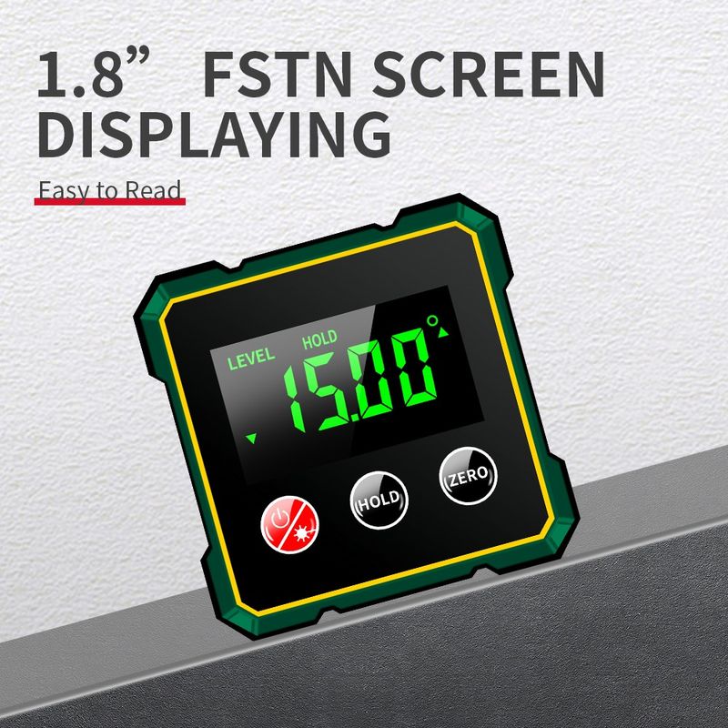 Casa si Gradina - Constructii - Scule electrice si accesorii - Aparate de masura - Inclinometru Digital Profesional cu Laser, Portabil, Baza Magnetica, Afisaj LCD, Nivela Digitala - Infinity.ro