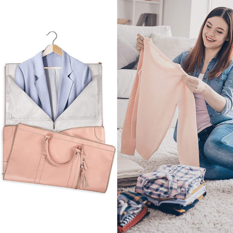 Sport si Outdoor - Articole de voiaj - Genti voiaj - Geanta de Calatorie Multifunctionala 2-in-1, Organizator Haine Dasbo®, Buzunare Multiple, Compartiment Pantofi - Infinity.ro