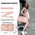 Sport si Outdoor - Articole de voiaj - Genti voiaj - Geanta de Calatorie Multifunctionala 2-in-1, Organizator Haine Dasbo®, Buzunare Multiple, Compartiment Pantofi - Infinity.ro