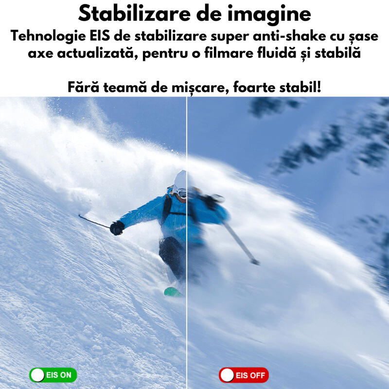 TV, Audio-Video si Foto - Camere de actiune si drone - Camere de actiune - Camera de Actiune Dasbo SmartSONY-Cam 5K Ultra HD, Foto 24 MP, 256 GB, Stabilizare imagine EIS, Microfon, Functie WiFi - Infinity.ro