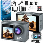 TV, Audio-Video si Foto - Camere de actiune si drone - Camere de actiune - Camera de Actiune Dasbo SmartSONY-Cam 5K Ultra HD, Foto 24 MP, 256 GB, Stabilizare imagine EIS, Microfon, Functie WiFi - Infinity.ro