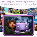 Laptop, Telefoane si Tablete - Tablete si accesorii tablete - Tablete - Tableta pentru copii de 10 inch Dasbo®, Sistem Android 13, 2GB RAM,64GB ROM (extensibila la 128GB),Software pentru copii - Infinity.ro