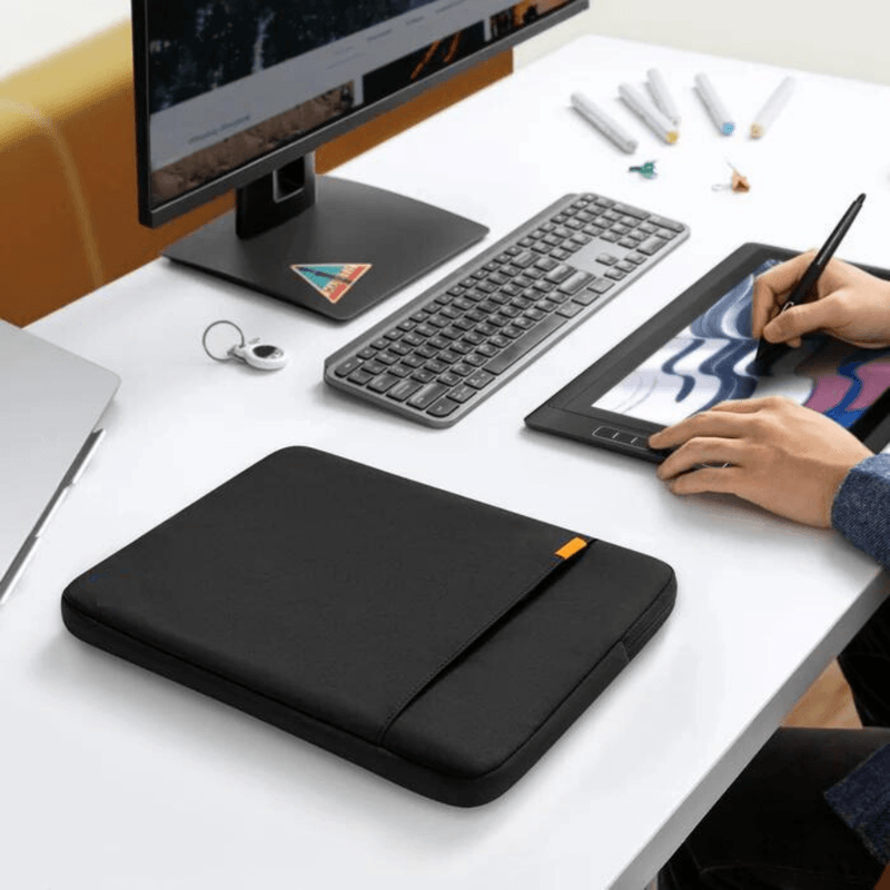 Laptop, Telefoane si Tablete - Laptopuri si accesorii - Accesorii Laptop - Genti laptop - Husa de Protectie si Transport Laptop /Tableta de 14 Inch, Dasbo®, Impermeabila, Rezistenta la socuri, Fermoar rezistent - Infinity.ro