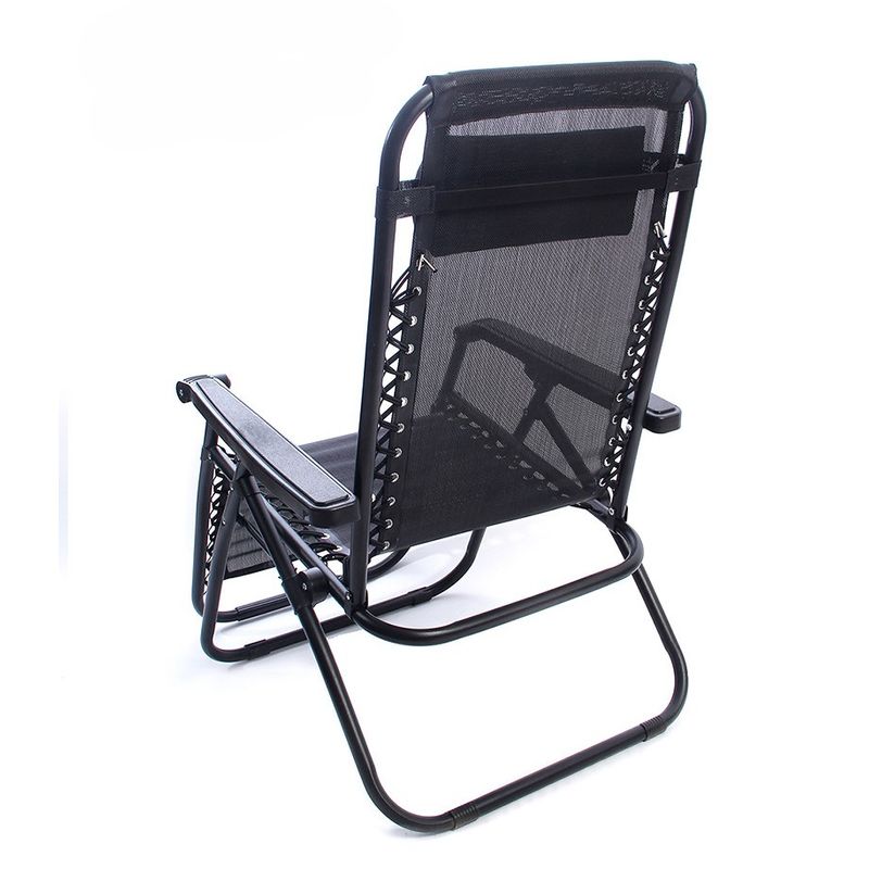 Casa si Gradina - Gradina si terasa - Mobilier exterior - Scaune si sezlonguri gradina - Scaun rabatabil de gradina DASBO, Sezlong tip Fotoliu pliabil, Reglabil, Perna de cap inclusa, pentru terasa, camping - Infinity.ro