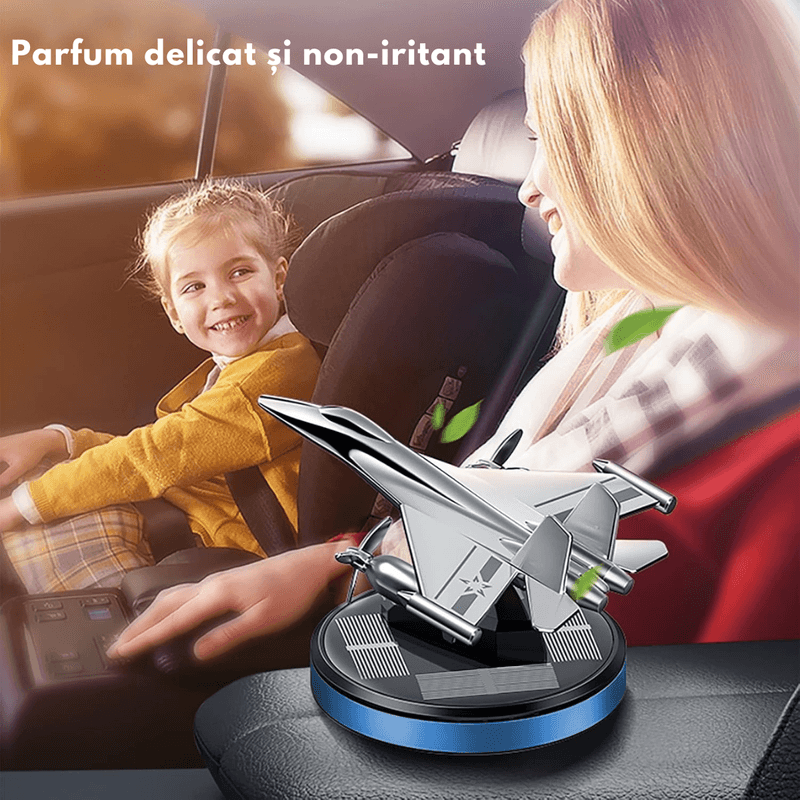 Auto si Moto - Intretinere auto - Odorizante auto - Odorizant Auto Cu Incarcare Solara, Parfum Dasbo® pentru masina, Model Avion, Baza Antiderapanda, Prindere pe Bord - Infinity.ro