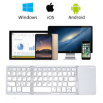 PC, gaming si accesorii - Periferice PC - Tastaturi - Tastatura pliabila Bluetooth Dasbo®, Portabila si ultra-subtire, Touchpad cu 2 click-uri, Fara fir, Compatibila - Infinity.ro