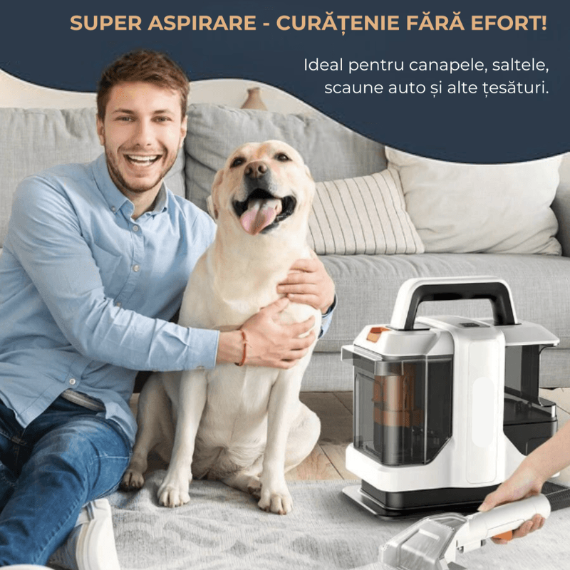 Electronice si Electrocasnice - Ingrijirea locuintei - Aspiratoare - Aspirator profesional Multifunctional, Dasbo®, Curatare umeda si uscata, cu pulverizare apa pentru covoare, mochete - Infinity.ro