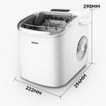 Electronice si Electrocasnice - Aparate frigorifice - Congelatoare - Masina de facut cuburi de gheata, Rezervor apa 1.3 L, Capacitate zilnica 15 kg, Portabila pentru acasa, bucatarie, birou - Infinity.ro