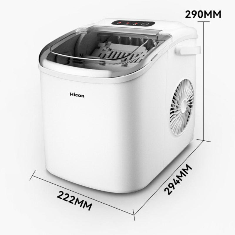 Electronice si Electrocasnice - Aparate frigorifice - Congelatoare - Masina de facut cuburi de gheata, Rezervor apa 1.3 L, Capacitate zilnica 15 kg, Portabila pentru acasa, bucatarie, birou - Infinity.ro