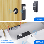 Casa si Gradina - Constructii - Feronerie si accesorii - Broaste si yale - Incuietoare inteligenta ascunsa pentru Dulap Dasbo®, Sertar, Vestiare, Acasa, birouri, cu deblocare prin App Mobila - Infinity.ro