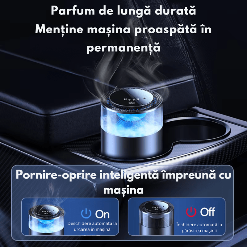 Auto si Moto - Intretinere auto - Odorizante auto - Aparat Profesional de odorizare/ Difuzor parfumare Dasbo®, auto, casa, birou, Portabil cu acumulator 500mAh - Infinity.ro