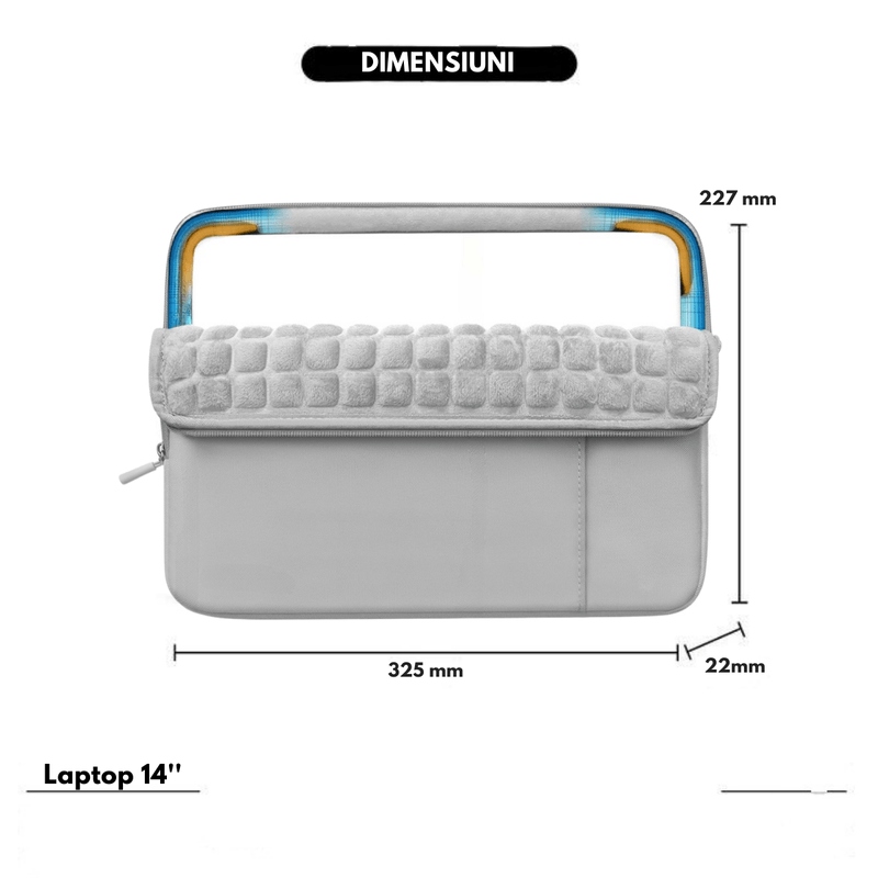 Laptop, Telefoane si Tablete - Laptopuri si accesorii - Accesorii Laptop - Genti laptop - Husa de Protectie si Transport Laptop / Tableta de 14 Inch, Dasbo®, Impermeabila, Rezistenta la socuri,Fermoar rezistent - Infinity.ro