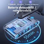 Electronice si Electrocasnice - Ingrijirea locuintei - Aspiratoare - Aspirator Vertical Fara Fir cu Acumulator, Dasbo®, 450W, Aspirare Puternica 40kPa Super Suction, 3 niveluri de putere - Infinity.ro