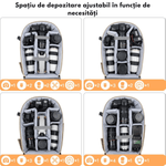 TV, Audio-Video si Foto - Aparate foto si accesorii - Accesorii foto si video - Genti / Rucsacuri / Huse - Rucsac pentru Camere Profesionale - Multifunctional DSLR - Mirrorless, Camera Sport, Drona, Suport Trepied, obiective - Infinity.ro