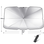 Auto si Moto - Intretinere auto - Huse auto - Parasolar Auto tip Umbrela Retractabila, Protectie Solara UV pentru parbriz masina, Pliabila si Usor de Utilizat,Cu Husa - Infinity.ro