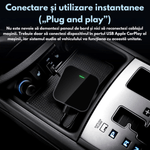 Auto si Moto - Electronice auto - Accesorii electronice auto - Adaptor Wireless CarPlay & Android Auto 2-in-1 Dasbo® Model 2026– Compatibilitate universala prin USB Android & IOS Auto - Infinity.ro