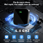 Auto si Moto - Electronice auto - Accesorii electronice auto - Adaptor Wireless CarPlay & Android Auto 2-in-1 Dasbo® Model 2026– Compatibilitate universala prin USB Android & IOS Auto - Infinity.ro