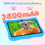 Laptop, Telefoane si Tablete - Tablete si accesorii tablete - Tablete - Tableta pentru copii de 7 inch Android 15 - Dasbo®, 8 (3+5) GB RAM +32GB ROM, Penta-core 1.8Ghz, WiFi6, Camera Duala - Infinity.ro