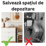 Sport si Outdoor - Articole de voiaj - Trolere - Valiza pliabila mare de calatorie, Dasbo®, carcasa dura material ABS si PC rezistent la apa, 2 roti cu interior captusit - Infinity.ro