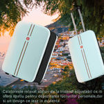 Sport si Outdoor - Articole de voiaj - Trolere - Valiza pliabila mare de calatorie, Dasbo®, carcasa dura material ABS si PC rezistent la apa, 2 roti cu interior captusit - Infinity.ro