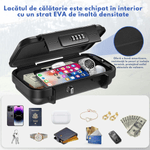 Casa si Gradina - Constructii - Depozitare, transport si protectie - Seifuri si casete de valori - Seif Portabil Antifurt cu Cod Numeric, Dasbo®, Caseta de Valori Impermeabila cu sistem de blocare, Cablu de siguranta - Infinity.ro