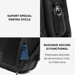 Fashion, accesorii si bijuterii - Barbati - Accesorii barbati - Genti si rucsacuri barbati - Rucsac de calatorie cu Vacuum DASBO, Bagaj de mana multifunctional, Impermeabil, Extensibil, Multiple compartimente,60 L - Infinity.ro