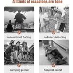 Sport si Outdoor - Camping - Mobilier pentru camping - Scaune camping - Scaun pliabil cu baldachin DASBO, pentru Pescuit, Camping, Gradina, Curte, cu acoperis rabatabil pentru umbra - Infinity.ro