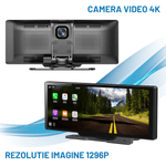 Auto si Moto - Electronice auto - Navigatii GPS - Navigatie Auto Multimedia Universarala Dasbo®, Display 10.26 inch, Camera inregistrare fata + spate inclusa,Ecran IPS HD - Infinity.ro