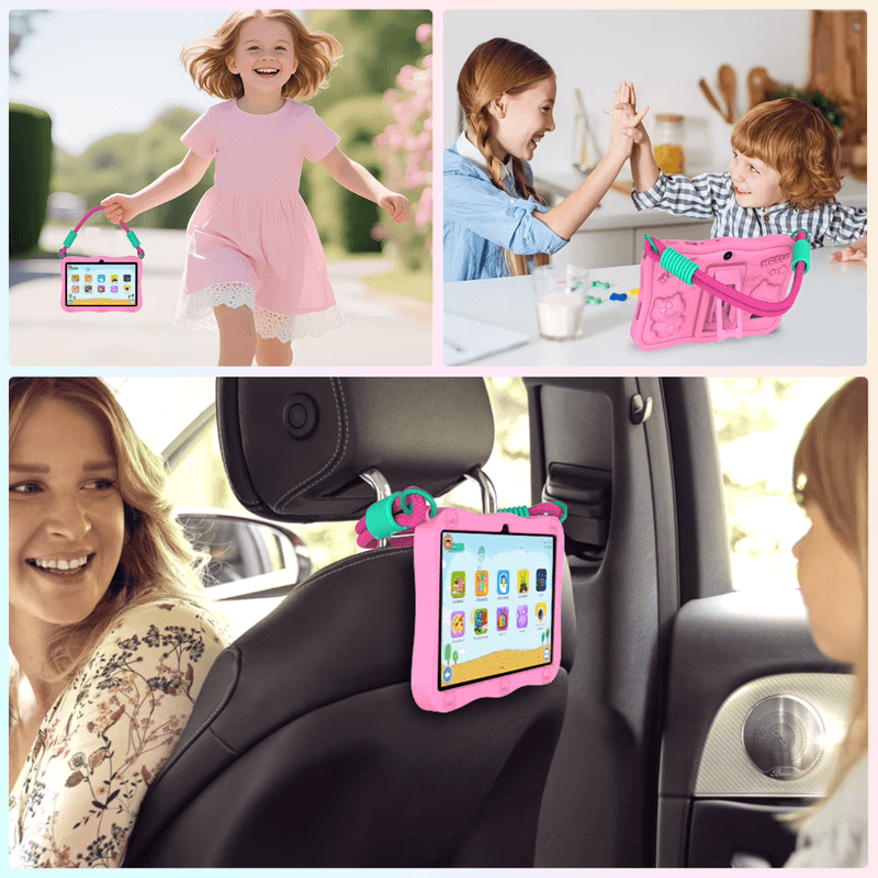 Laptop, Telefoane si Tablete - Tablete si accesorii tablete - Tablete - Tableta pentru copii de 7 inch Android 15 - Dasbo®, 8 (3+5) GB RAM +32GB ROM, Penta-core 1.8Ghz, WiFi6, Camera Duala - Infinity.ro