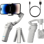 TV, Audio-Video si Foto - Aparate foto si accesorii - Accesorii foto si video - Stabilizatoare de imagine - Stabilizator pentru telefon si GoPro, Gimbal Pro pentru stabilizare foto si video, Stabilizare pe 3 Axe cu Aplicatie - Infinity.ro