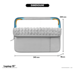Laptop, Telefoane si Tablete - Laptopuri si accesorii - Accesorii Laptop - Genti laptop - Husa de Protectie si Transport Laptop / Tableta de 15 Inch, Dasbo®, Impermeabila, Rezistenta la socuri,Fermoar rezistent - Infinity.ro