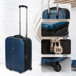 Sport si Outdoor - Articole de voiaj - Trolere - Troler pliabil mare de calatorie, Dasbo®, carcasa dura material ABS si PC rezistent la apa, 2 roti cu interior captusit - Infinity.ro