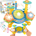 Jucarii, Copii si Bebe - Jucarii si jocuri - Jucarii & jocuri educative - Jucarii interactive - Toba Interactiva cu Lumini colorate, Melodii si Volum ajustabil, Instrument muzical DASBO® de jucarie pentru copii - Infinity.ro