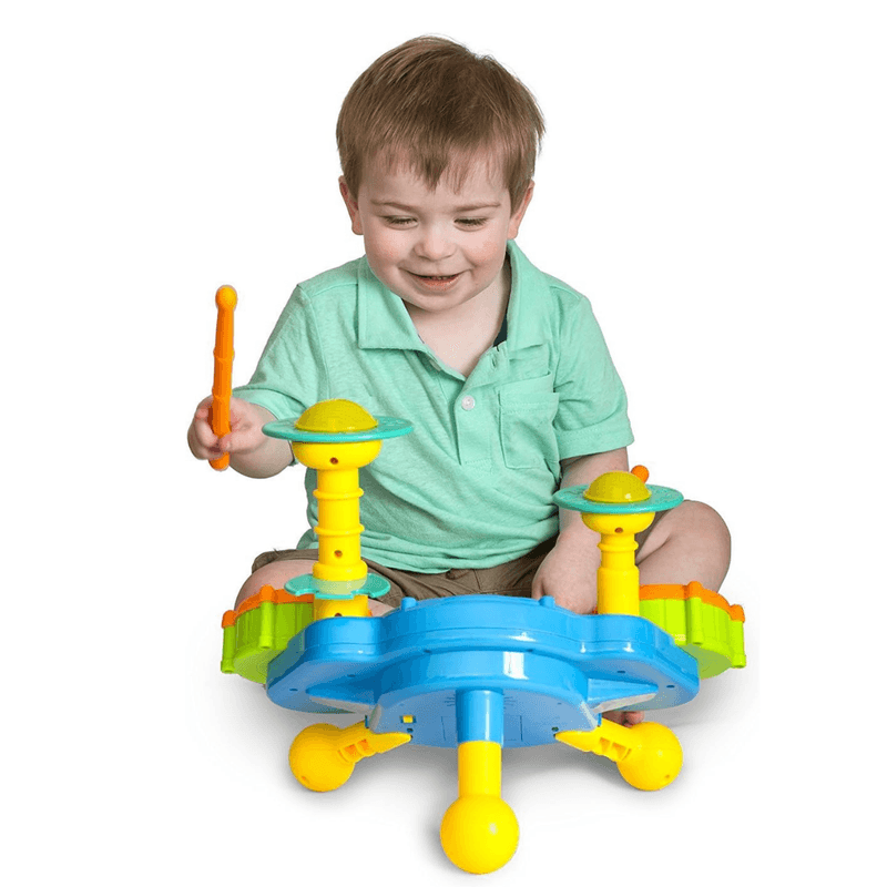 Jucarii, Copii si Bebe - Jucarii si jocuri - Jucarii & jocuri educative - Jucarii interactive - Toba Interactiva cu Lumini colorate, Melodii si Volum ajustabil, Instrument muzical DASBO® de jucarie pentru copii - Infinity.ro