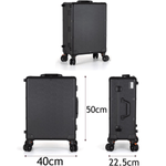 Ingrijire personala si Cosmetice - Machiaj - Portfarduri si genti cosmetice - Geanta profesionala pentru machiaj, tip Troler pentru produse de makeup, Valiza portabila Cosmetice si Machiaje - Infinity.ro