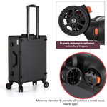 Ingrijire personala si Cosmetice - Machiaj - Portfarduri si genti cosmetice - Geanta profesionala pentru machiaj, tip Troler pentru produse de makeup, Valiza portabila Cosmetice si Machiaje - Infinity.ro