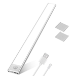 Casa si Gradina - Corpuri si surse de iluminat - Veioze si lampi - Veioze - Lampa LED SLIM Dasbo® cu senzor miscare, suport magnetic, led-uri puternice, fara fir, acumulator cu reincarcare,60 CM - Infinity.ro