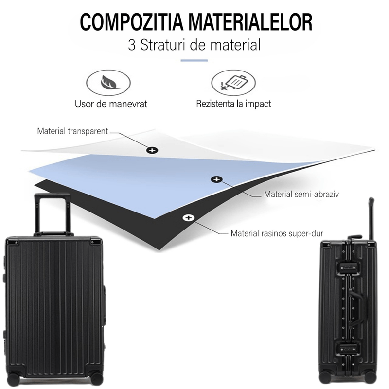 Sport si Outdoor - Articole de voiaj - Trolere - Troler de mana mare pentru Cala Avion, inserti din aluminiu cu suport pentru pahar si port USB incarcare, 75x50x29 cm - Infinity.ro