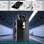 Sport si Outdoor - Articole de voiaj - Trolere - Troler de mana mare pentru Cala Avion, inserti din aluminiu cu suport pentru pahar si port USB incarcare, 75x50x29 cm - Infinity.ro