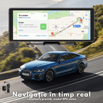 Auto si Moto - Electronice auto - Navigatii GPS - Navigatie Auto Multimedia Universarala Dasbo®, Display 10.26 inch, Camera inregistrare fata + spate inclusa,Ecran IPS HD - Infinity.ro