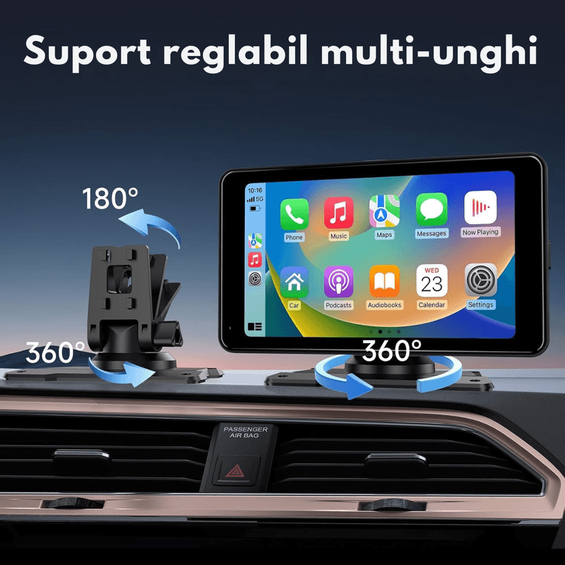 Auto si Moto - Electronice auto - Navigatii GPS - Navigatie Auto Multimedia Universarala Dasbo®, Display 7 inch cu Touch screen, Camera Inregistrare fata 2k+ spate 1080P - Infinity.ro