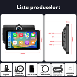 Auto si Moto - Electronice auto - Navigatii GPS - Navigatie Auto Multimedia Universarala Dasbo®, Display 7 inch cu Touch screen, Camera Inregistrare fata 2k+ spate 1080P - Infinity.ro