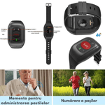 Laptop, Telefoane si Tablete - Wearables si gadgeturi - Wearables - Bratari fitness - Bratara inteligenta 4G cu buton de panica pentru varstnici, Ceas Smart GPS pentru seniori cu buton SOS, monitorizare - Infinity.ro