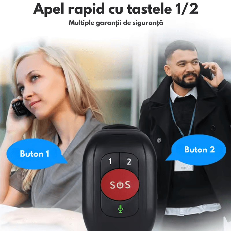 Laptop, Telefoane si Tablete - Wearables si gadgeturi - Wearables - Bratari fitness - Bratara inteligenta 4G cu buton de panica pentru varstnici, Ceas Smart GPS pentru seniori cu buton SOS, monitorizare - Infinity.ro