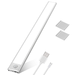 Casa si Gradina - Corpuri si surse de iluminat - Veioze si lampi - Veioze - Lampa LED SLIM Dasbo® cu senzor miscare, suport magnetic, led-uri puternice, fara fir, acumulator cu reincarcare, 40 CM - Infinity.ro