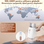 Electronice si Electrocasnice - Ingrijirea tesaturilor - Fiare de calcat - Fier de calcat cu abur pentru haine, Aparat de calcat Portabil, Ideal pentru calatorii, Dasbo®, 1200 W cu abur - Infinity.ro